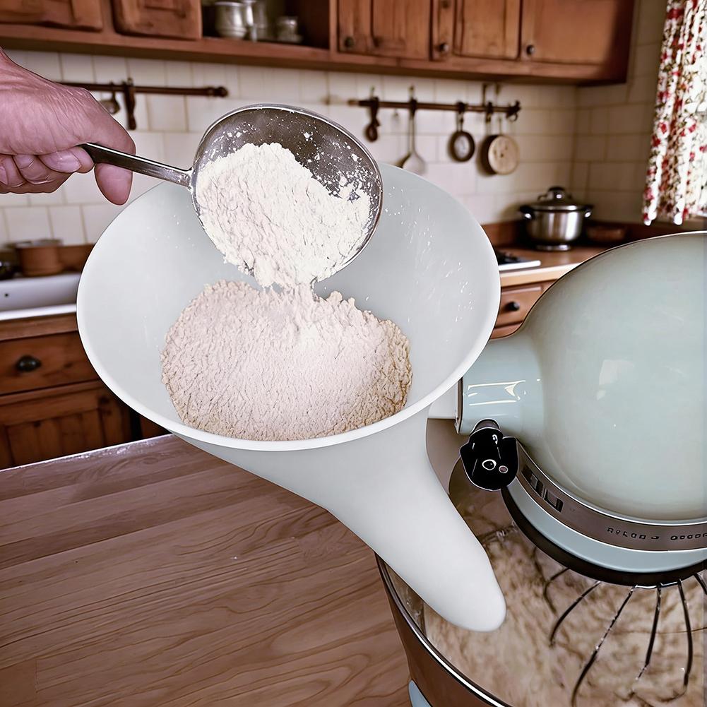 Spill Proof Flour Funnel for 5 - Kitchen Appliances For Restaurant recension och pris