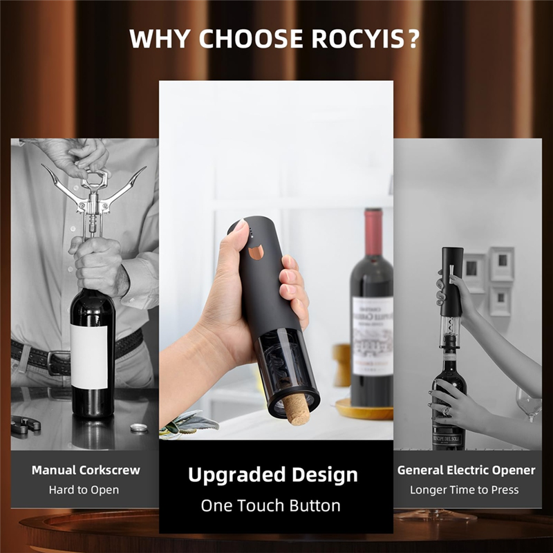 【FUXQ】Electric Cordless Wine O - Wine Opener Electric recension och pris