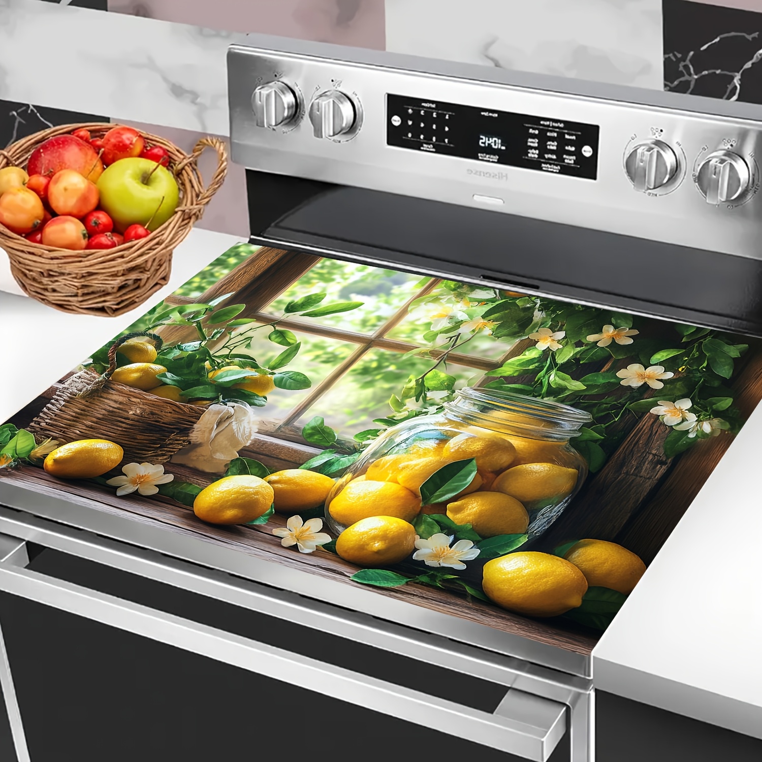 Lemon Window Stove Top Cover,  - Kitchen Appliances Electric Stove recension och pris