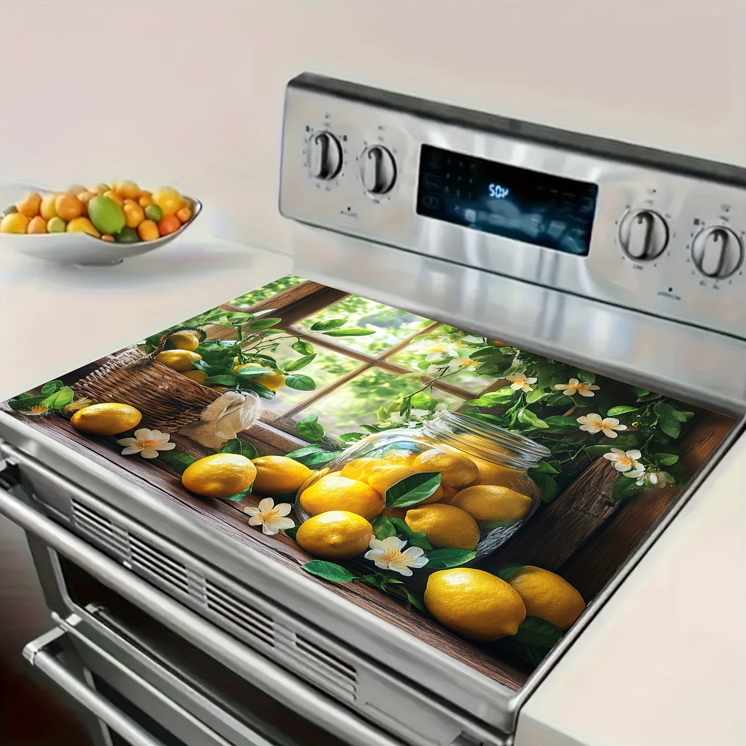Lemon Window Stove Top Cover,  - Kitchen Appliances Electric Stove recension och pris