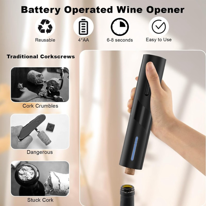 [NEW!N92R】 Portable Automatic  - Wine Opener Electric recension och pris