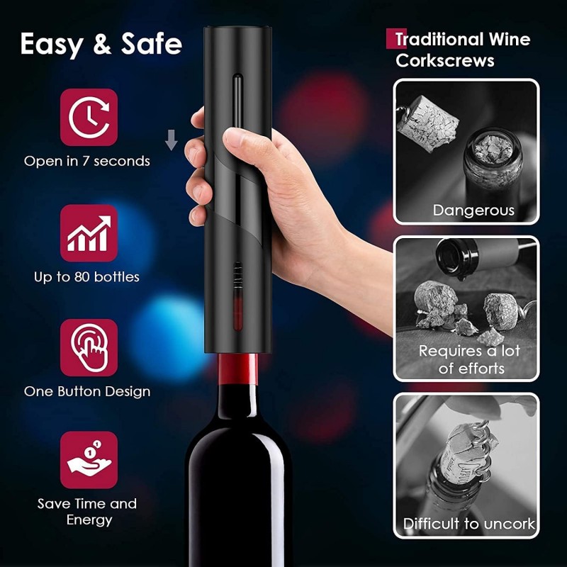 Rechargeable Multifunction Ele - Wine Opener Electric recension och pris