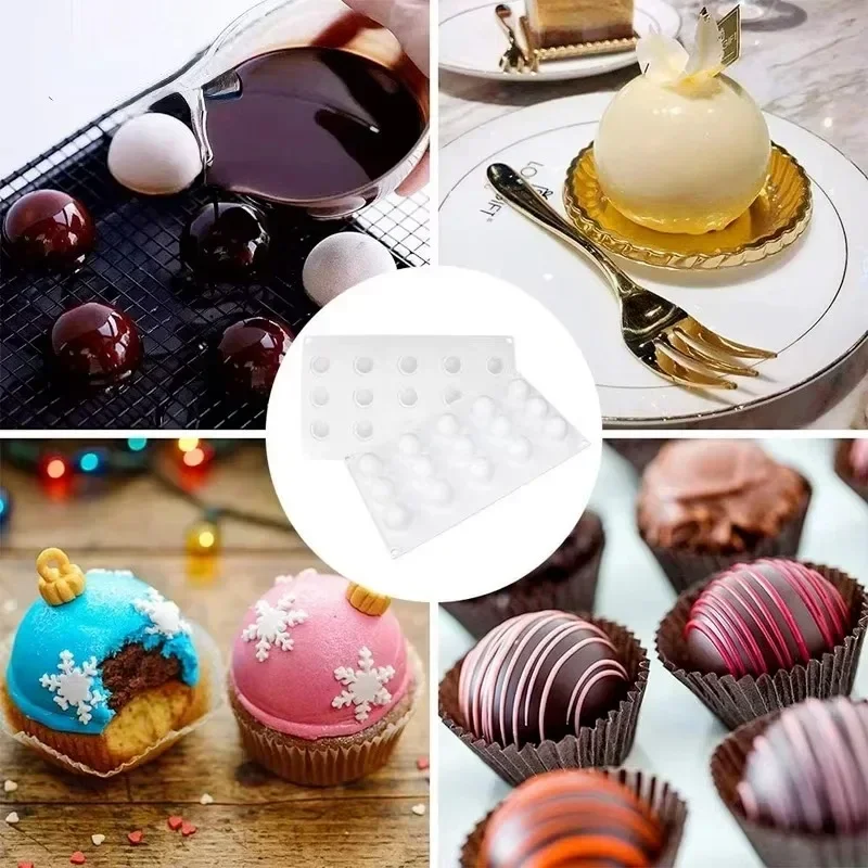 3D Sphere Silicone Mold For Mo - Kitchen Appliances On Sale recension och pris