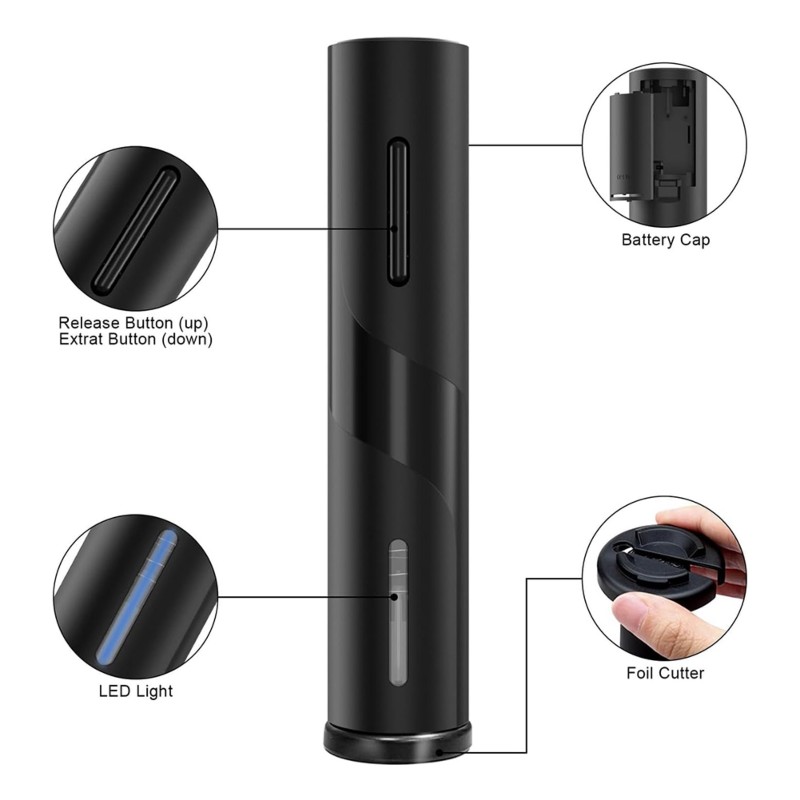【LAST CHANCE】Portable Electric - Wine Opener Electric recension och pris
