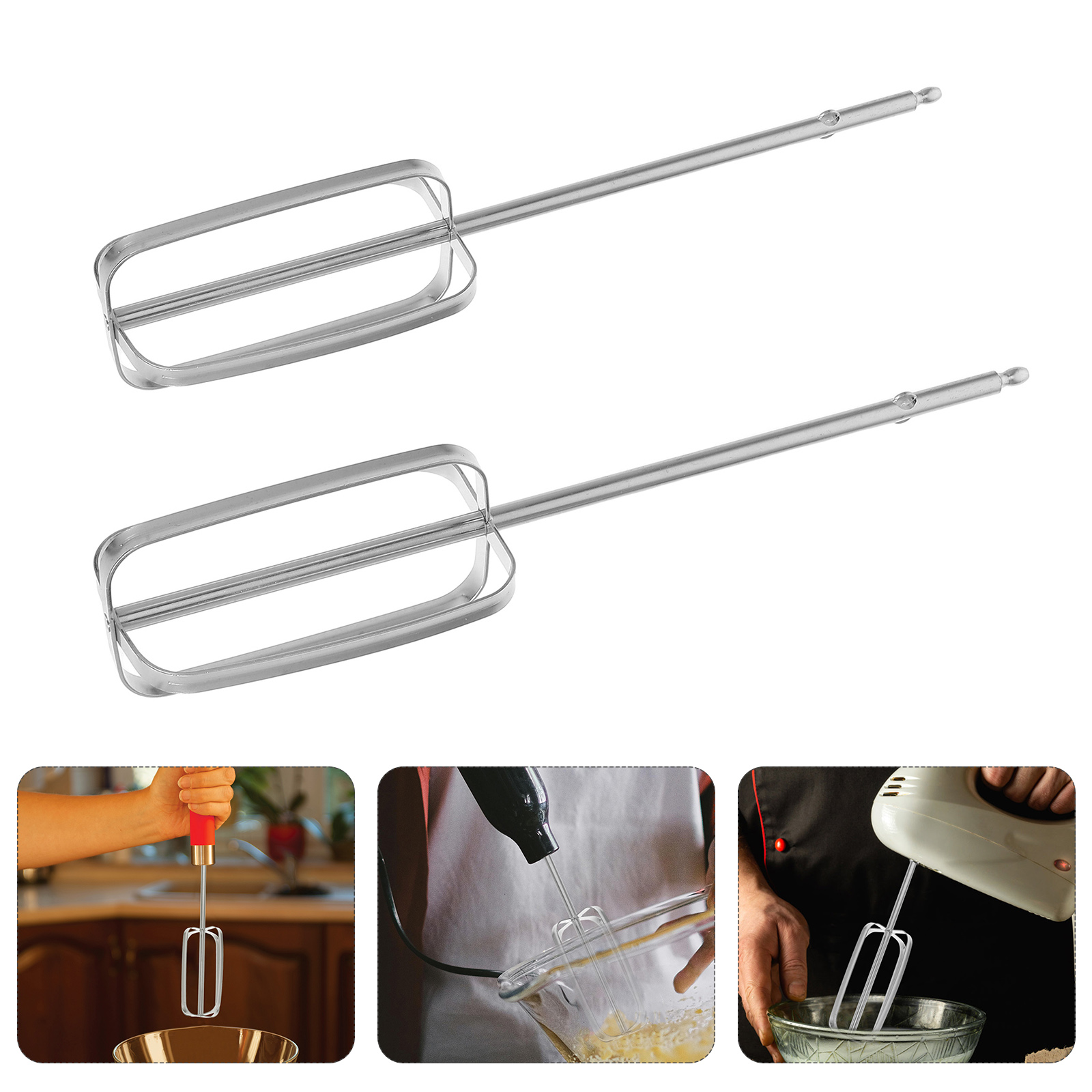 2 Pcs Stainless Steel Hand Mix - Kitchen Appliances For Restaurant recension och pris